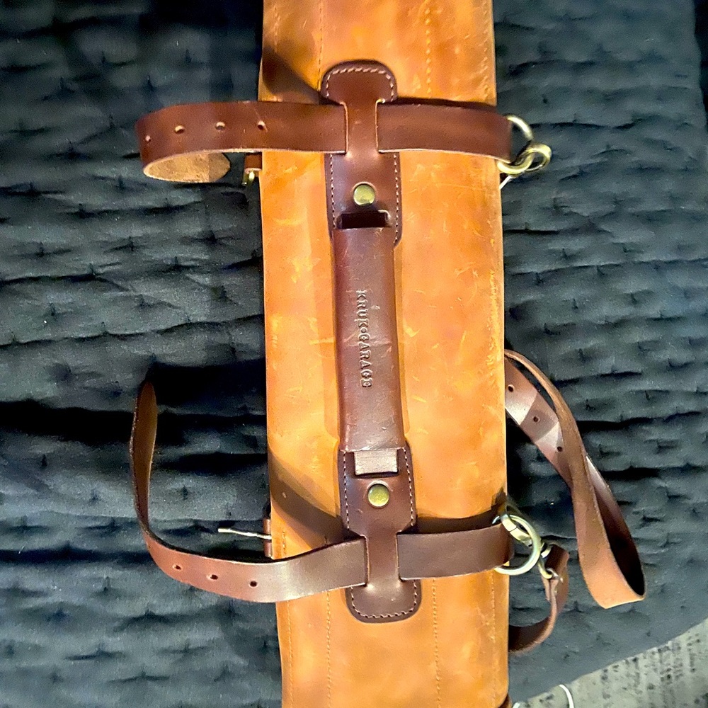 Kruk Garage Leather Knife Roll
